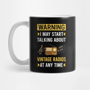 Warning Vintage Radio Mug